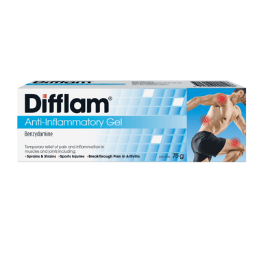 DIFFLAM ANTI INFLAMMATORY 3% GEL 75G