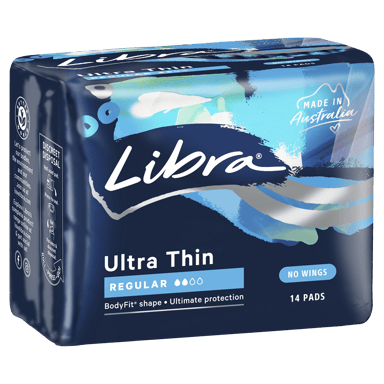 LIBRA PADS ULTRA THIN REGULAR 14 PACK
