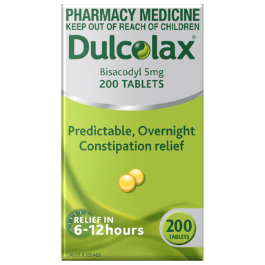 DULCOLAX CONSTIPATION RELIEF 5MG 200 TABLETS