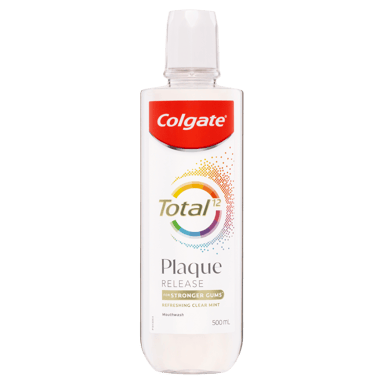 COLGATE MOUTHWASH TOTAL PLAQUE CLEAR MINT 500ML