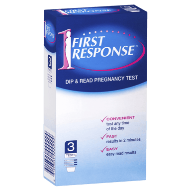 FIRST RESPONSE DIP & READ PREGNANCY TEST 3 PACK