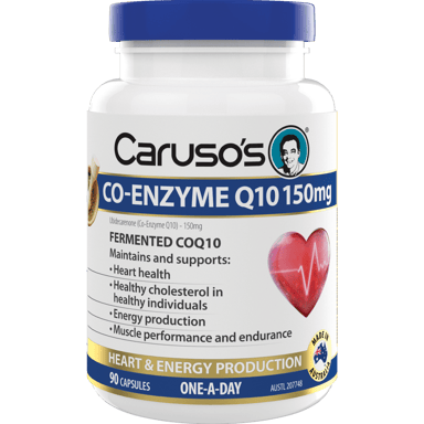 CARUSOS CO-ENZYME Q10 150MG 90 CAPSULES