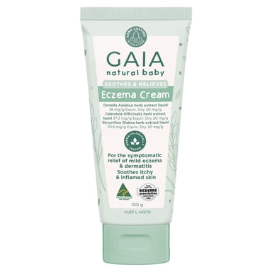 GAIA NATURAL BABY ECZEMA CREAM 100G