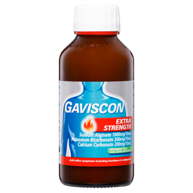GAVISCON EXTRA STRENGTH PEPPERMINT LIQUID 300ML