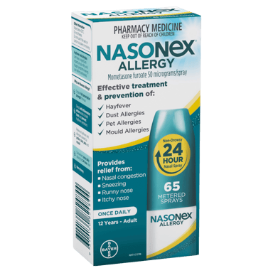 NASONEX ALLERGY 65 METERED DOSE SPRAY