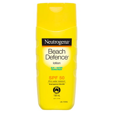 NEUTROGENA BEACH DEFENCE SUNSCREEN LOTION SPF50+ 198ML