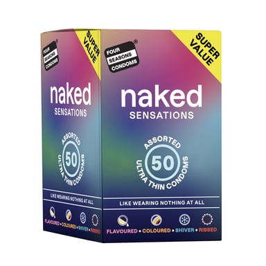 FOUR SEASONS CONDOMS SENSATIONS 50 PACK