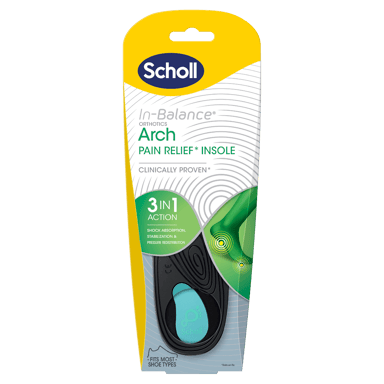 SCHOLL IN BALANCE BALL OF FOOT ARCH ORTHOTIC INSOLES L