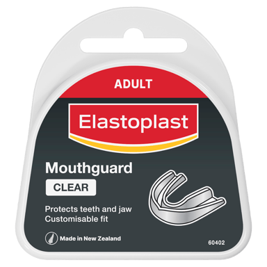 ELASTOPLAST MOUTH GUARD ADULT CLEAR