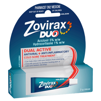 ZOVIRAX DUO COLD SORE CREAM 2G