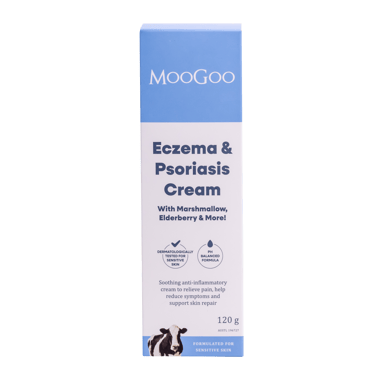 MOOGOO ECZEMA & PSORIASIS MARSHMALLOW CREAM 120G