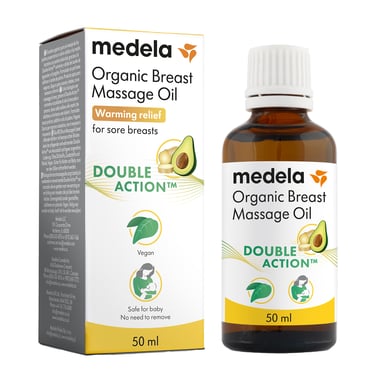 MEDELA ORGANIC BREAST MASSAGE OIL DOUBLE ACTION 50ML