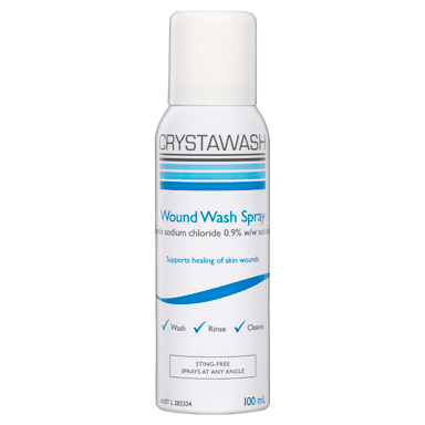 CRYSTAWASH WOUND WASH SPRAY 100ML