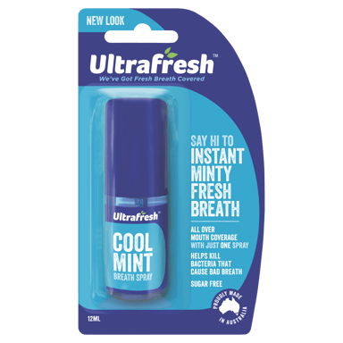 ULTRAFRESH BREATH SPRAY COOL MINT 12ML