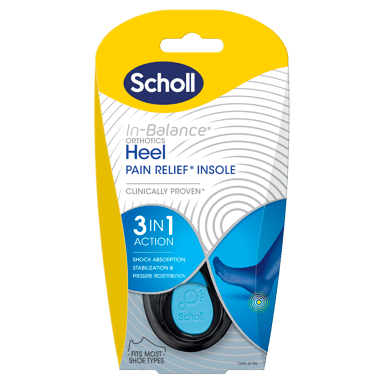 SCHOLL IN BALANCE HEEL & ANKLE ORTHOTIC INSOLES M