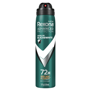 REXONA MEN ADVANCE PROTECT ANTIPERSPIRANT INVISIBLE DRY 72HR 220ML