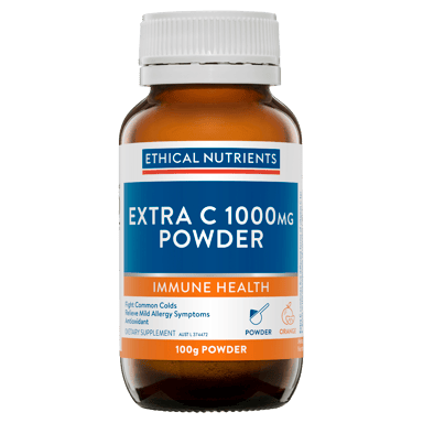 ETHICAL NUTRIENTS EXTRA C 1000MG ORANGE POWDER 100G