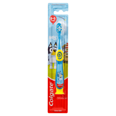 COLGATE TOOTHBRUSH KIDS BLUEY EXTRA SOFT 2-5 YEARS 1 PACK