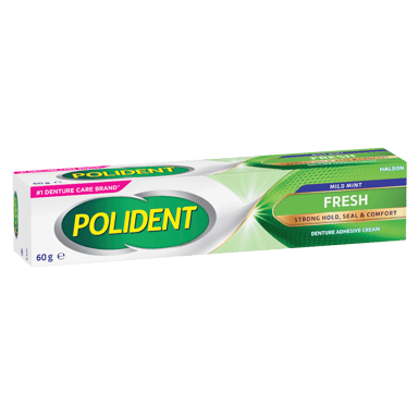 POLIDENT DENTURE ADHESIVE FRESH ACTIVE CREAM 60G