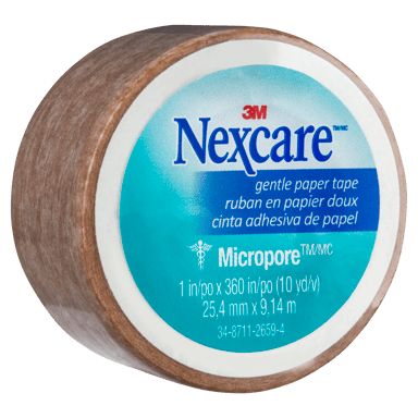 NEXCARE MICROPORE PAPER TAPE 25MM X 9.1M TAN