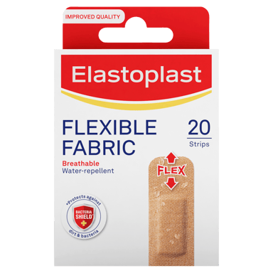 ELASTOPLAST FLEXIBLE FABRIC STRIPS 20 PACK