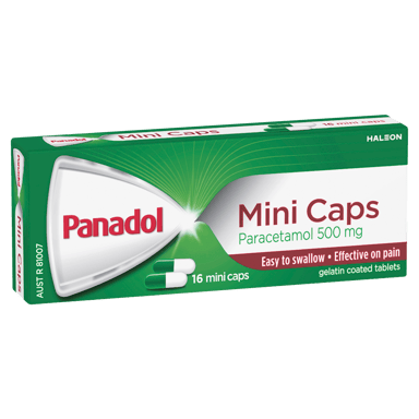 PANADOL 500MG 16 MINI CAPSULES