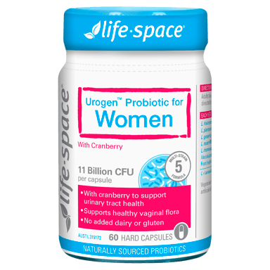 LIFE SPACE UROGEN PROBIOTIC FOR WOMEN 60 CAPSULES