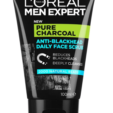 LOREAL MEN EXPERT PURE CHARCOAL FACE SCRUB 100ML