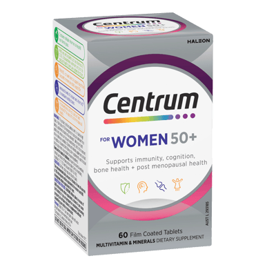CENTRUM FOR WOMEN 50+ 60 TABLETS