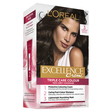 LOREAL EXCELLENCE 3 DARKEST BROWN