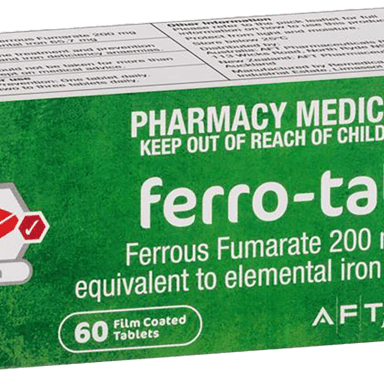 Ferro FERRO-TAB IRON 200MG TABLETS 60