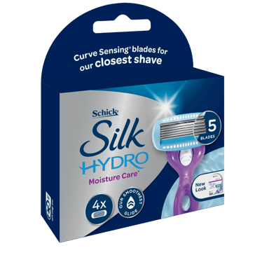 SCHICK HYDRO SILK REFILL BLADES 4 PACK