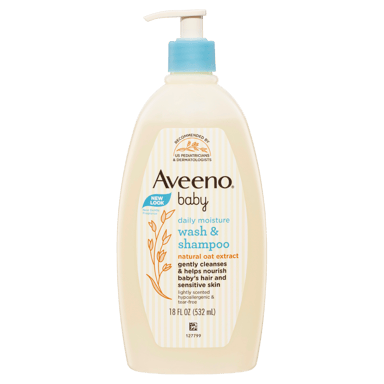 AVEENO BABY LIGHTLY SCENTED WASH & SHAMPOO 532ML