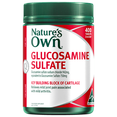 NATURES OWN GLUCOSAMINE SULFATE 400 TABLETS