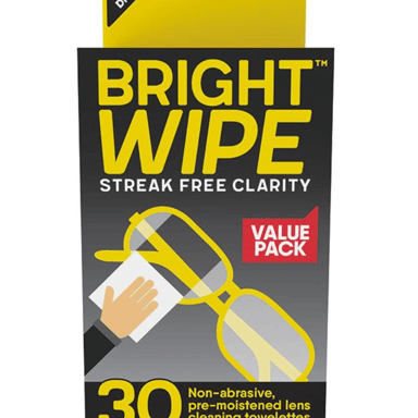 BRIGHTWIPE LENS WIPE 30 PACK