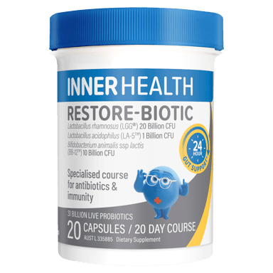 INNER HEALTH RESTORE BIOTIC 20 CAPSULES