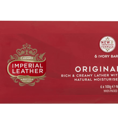 CUSSONS IMPERIAL LEATHER BODY SOAP ORIGINAL 6 PACK