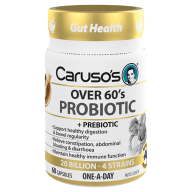 CARUSOS OVER 60S PROBIOTIC 60 CAPSULES