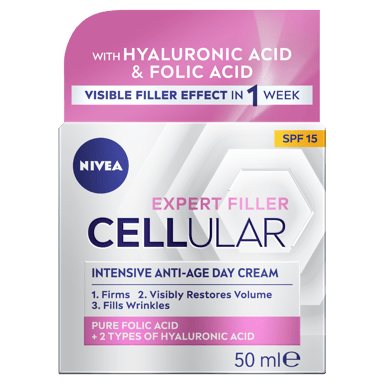 NIVEA CELLULAR EXPERT FILLER ANTI AGE DAY CREAM SPF15 50ML