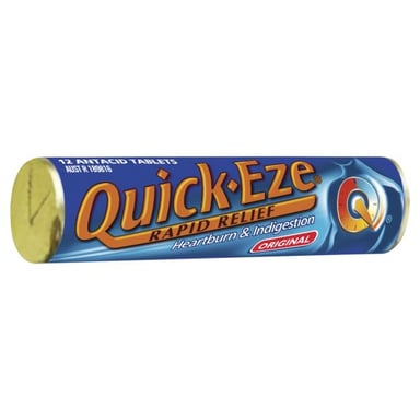 QUICK-EZE ORIGINAL 12 TABLETS