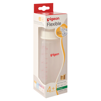 PIGEON BOTTLE SLIM NECK PERISTALTIC PP 240ML