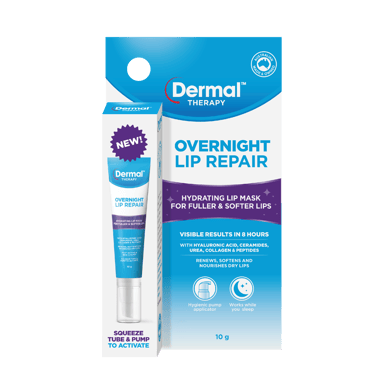 DERMAL THERAPY LIP BALM TUBE OVERNIGHT REPAIR 10G