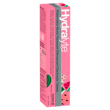 HYDRALYTE EFFERVESCENT WATERMELON BURST 20 TABLETS