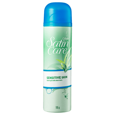 GILLETTE SATIN CARE SHAVING GEL SENSITIVE 195G