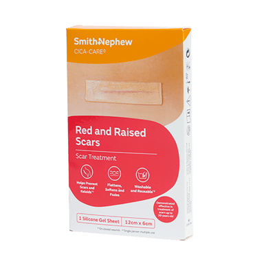 CICA-CARE SILICONE GEL SCAR SHEET 12CM X 6CM