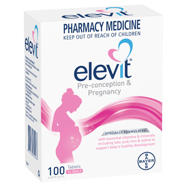 ELEVIT PRE-CONCEPTION & PREGNANCY 100 TABLETS