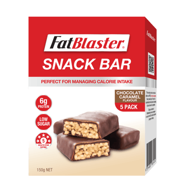FAT BLASTER SNACK BAR CHOC CARAMEL 5 PACK