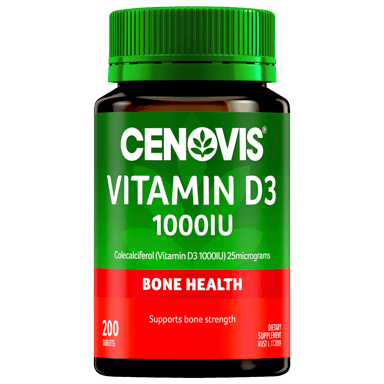 CENOVIS VITAMIN D3 1000IU 200 TABLETS