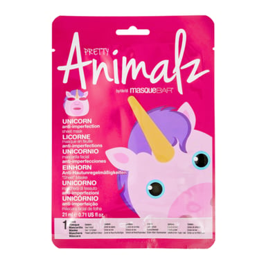 MASQUE BAR ANIMALZ FACE MASK UNICORN 1 PACK