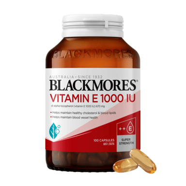 BLACKMORES VITAMIN E 1000IU 100 CAPSULES